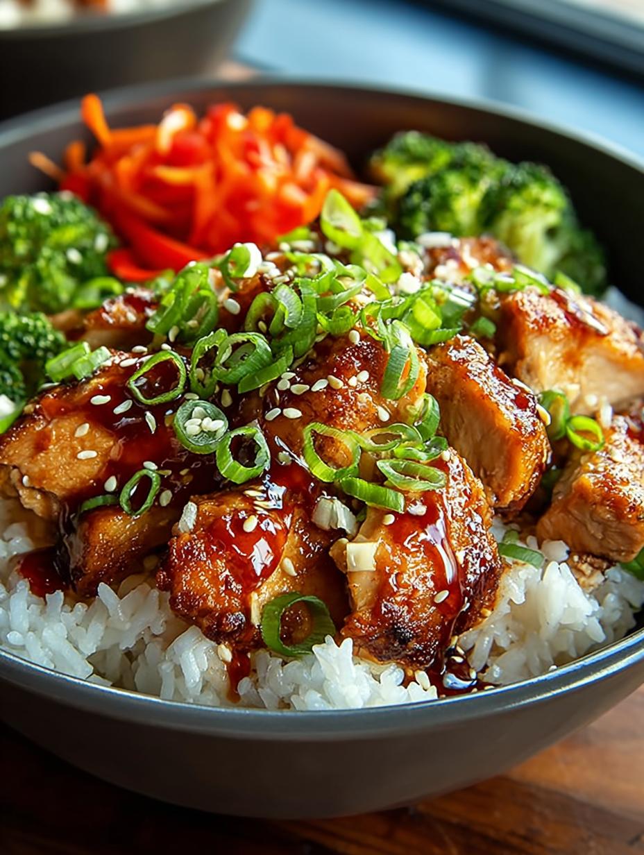 Teriyaki Chicken Rice Bowl