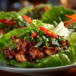 Thai Chicken Lettuce Wraps