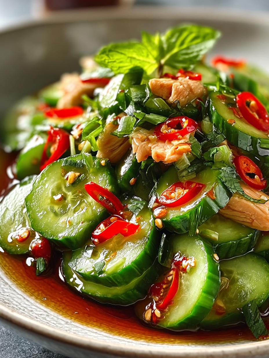 Thai Cucumber Salad with