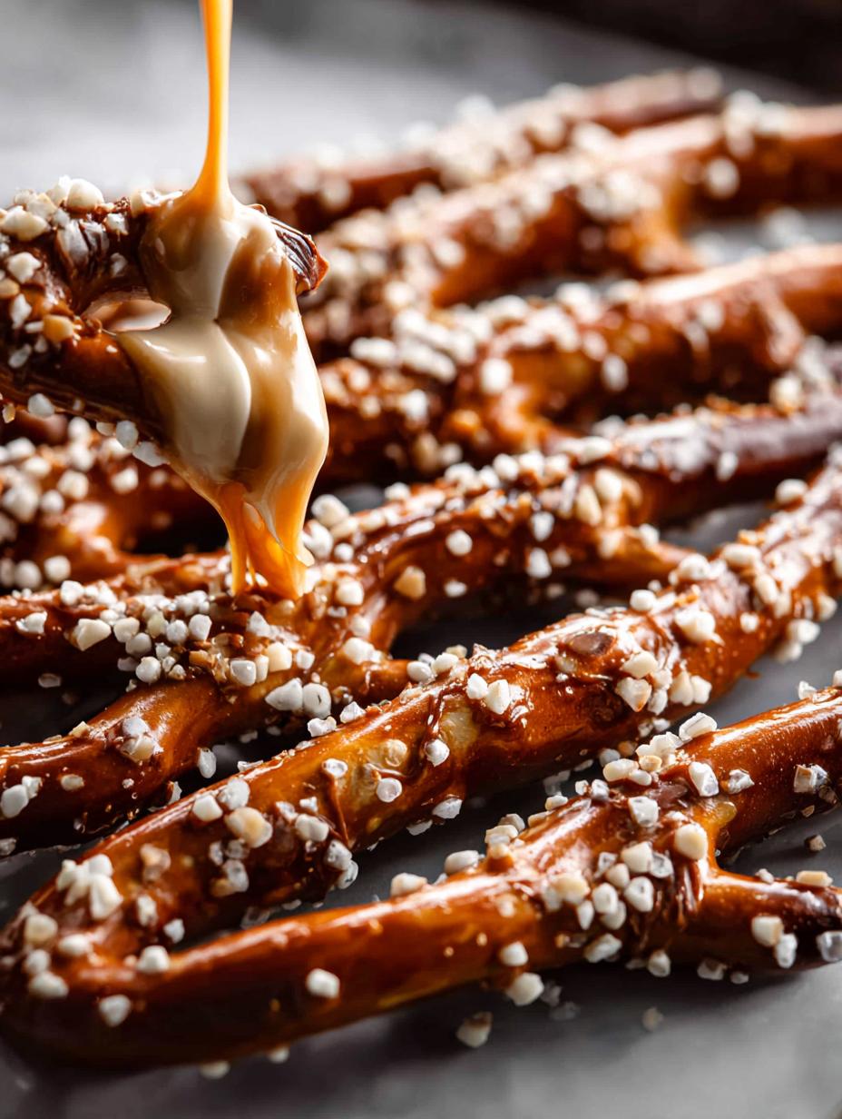 Toffee Caramel Pretzels