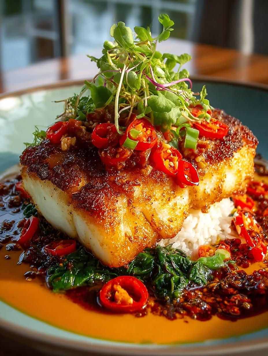 Tropical Grouper with Spicy