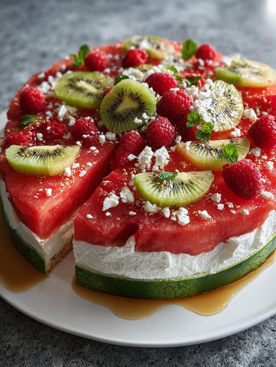 Watermelon Fruit Pizza: 7 Refreshing Ways to Indulge 4 Watermelon Fruit Pizza: 7 Refreshing Ways to Indulge - Watermelon Fruit Pizza - main visual representation