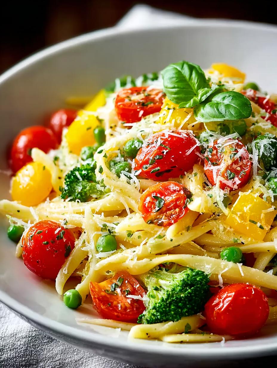 Zesty Lemon Pasta Primavera: 5 Steps to Pure Bliss - Zesty Lemon Pasta Primavera - main visual representation