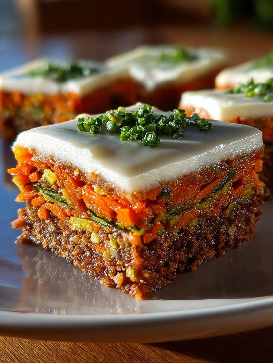 Zucchini Carrot Bars: 7 Healthy and Delicious Treats - Zucchini Carrot Bars - additional detail