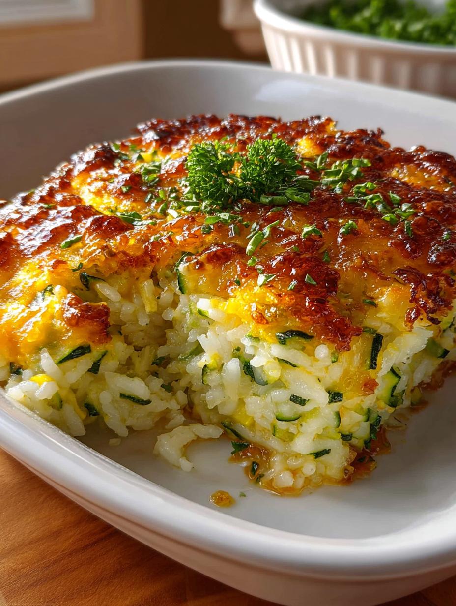Zucchini Rice Casserole