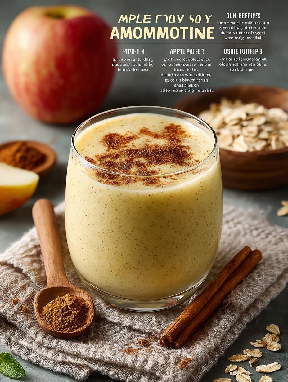 Apple Cinnamon Oat Smoothie: 5 Reasons to Love It - Apple Cinnamon Oat Smoothie - additional detail