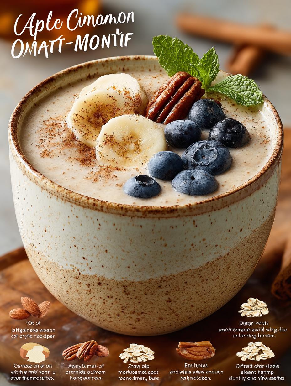 Apple Cinnamon Oat Smoothie