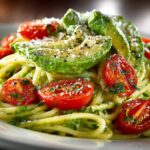 Avocado Tomato Spring Pasta