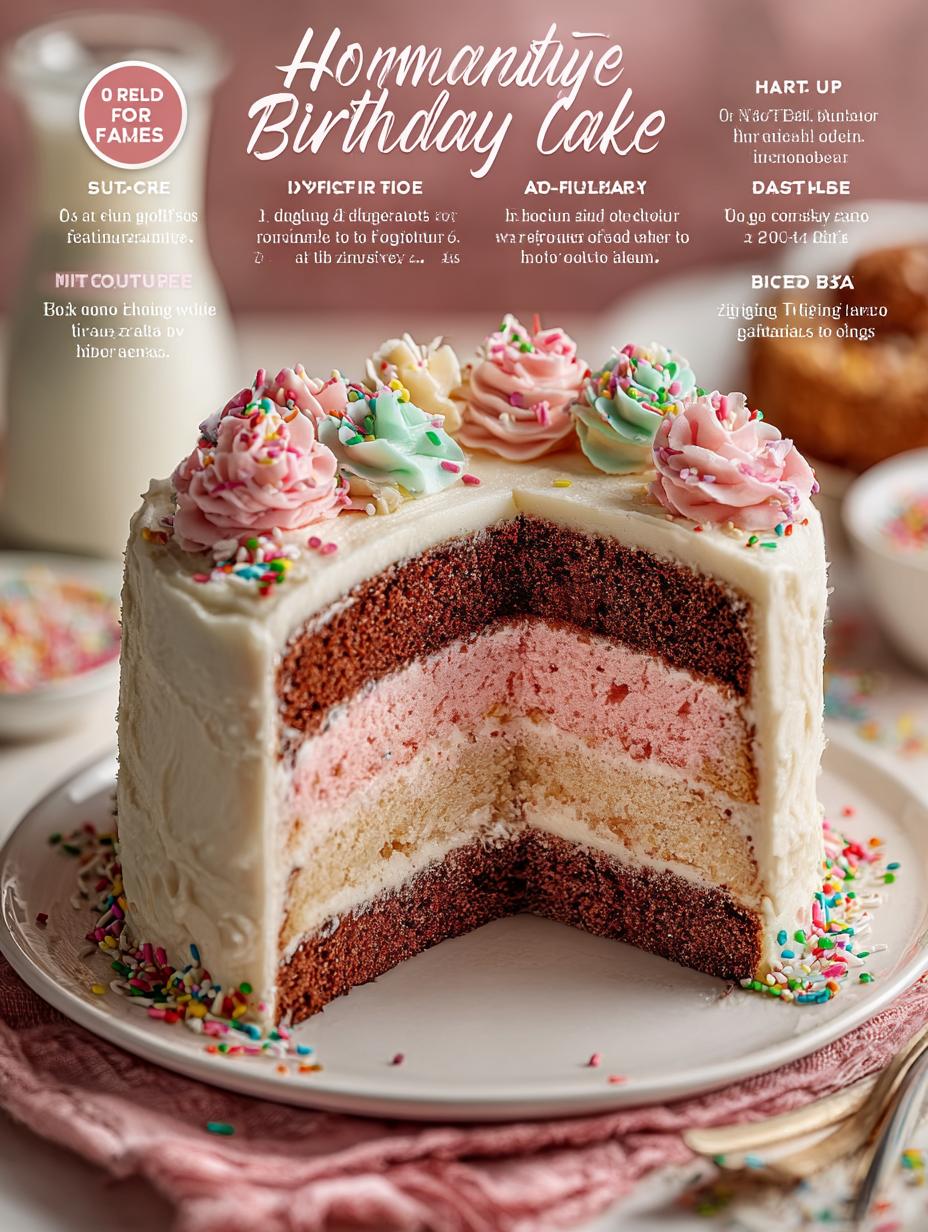 Beginner Friendly Birthday Cake: 5 Simple Steps - Beginner Friendly Birthday Cake - additional detail