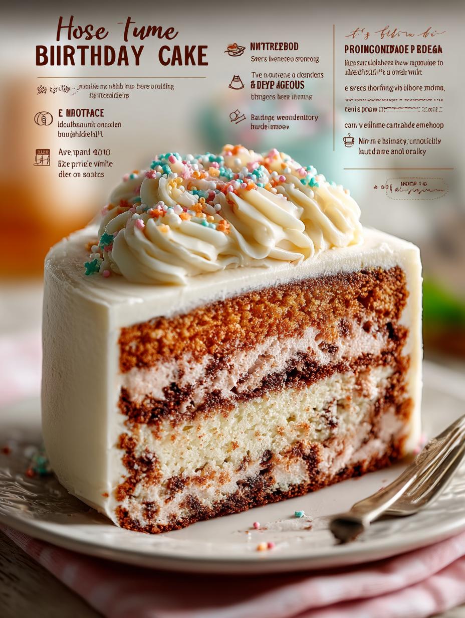 Beginner Friendly Birthday Cake