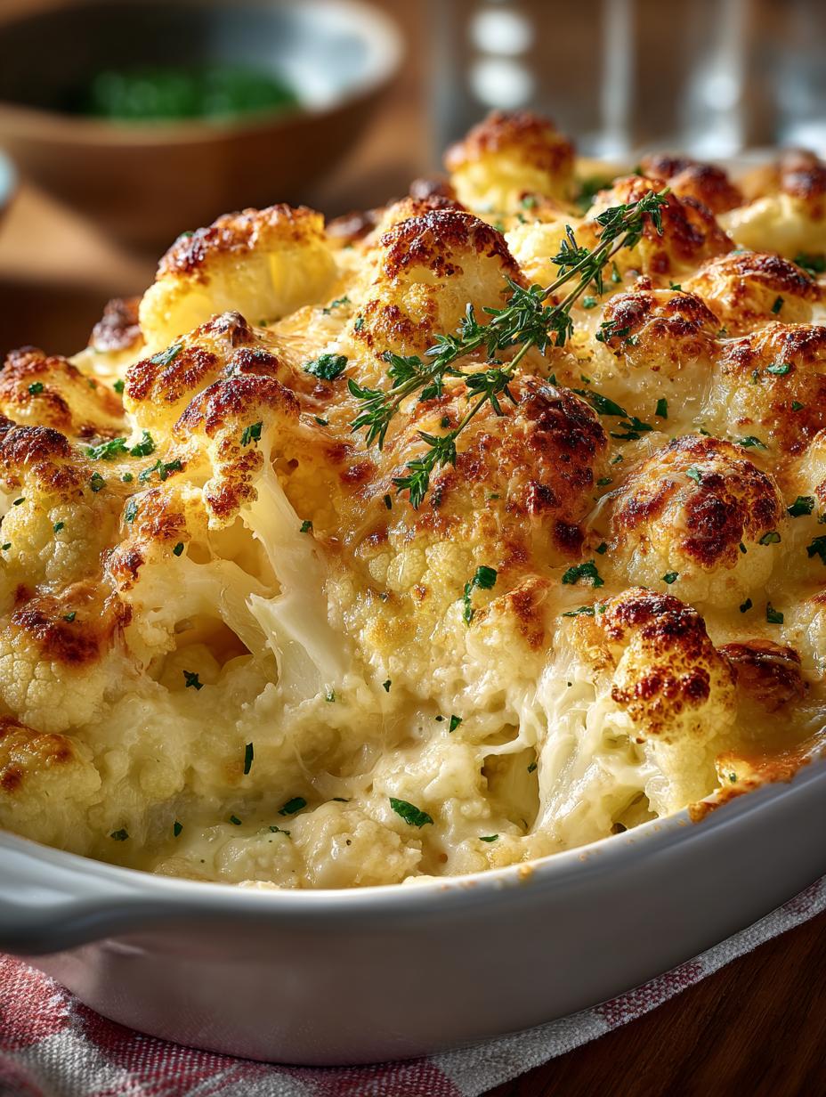 Cauliflower Alfredo Bake