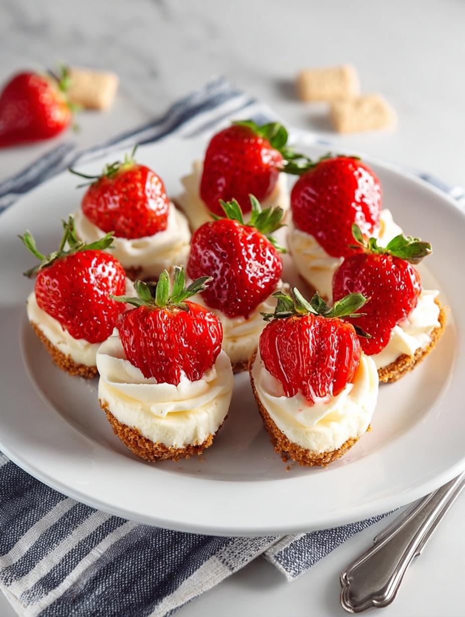 Cheesecake Deviled Strawberries