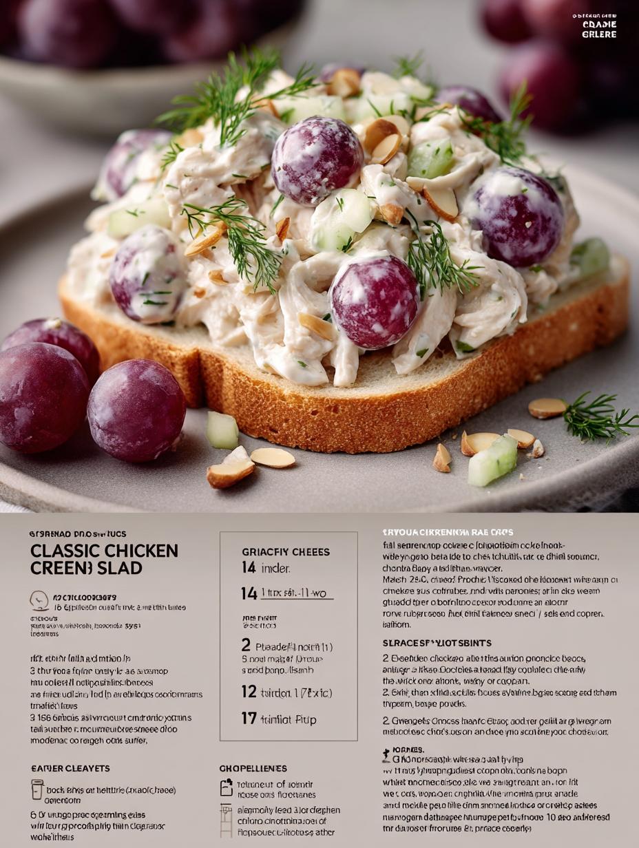 Chicken Salad with Grapes