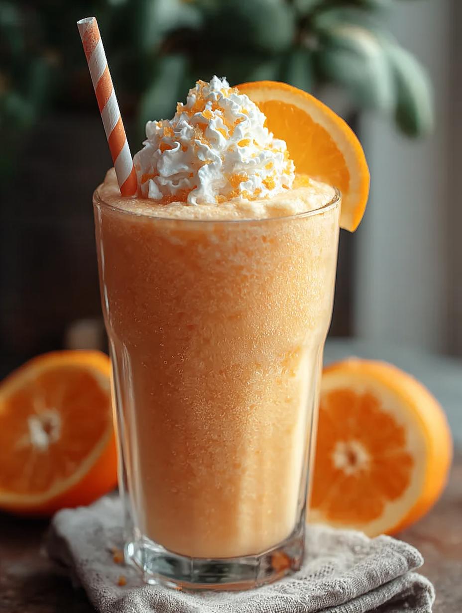 Creamsicle Smoothie Bright Orange for a Refreshing Treat - Creamsicle Smoothie Bright Orange - main visual representation