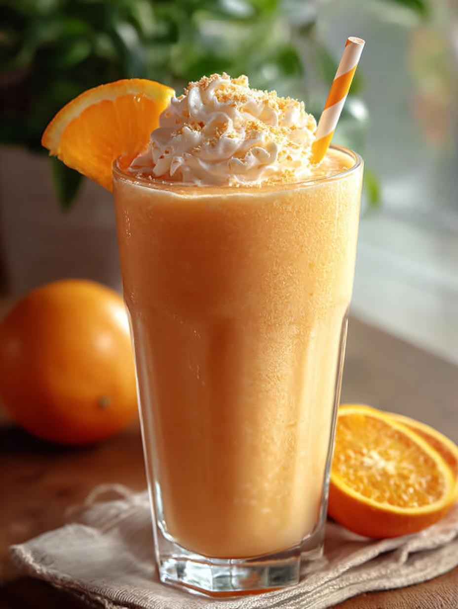 Creamsicle Smoothie Bright Orange