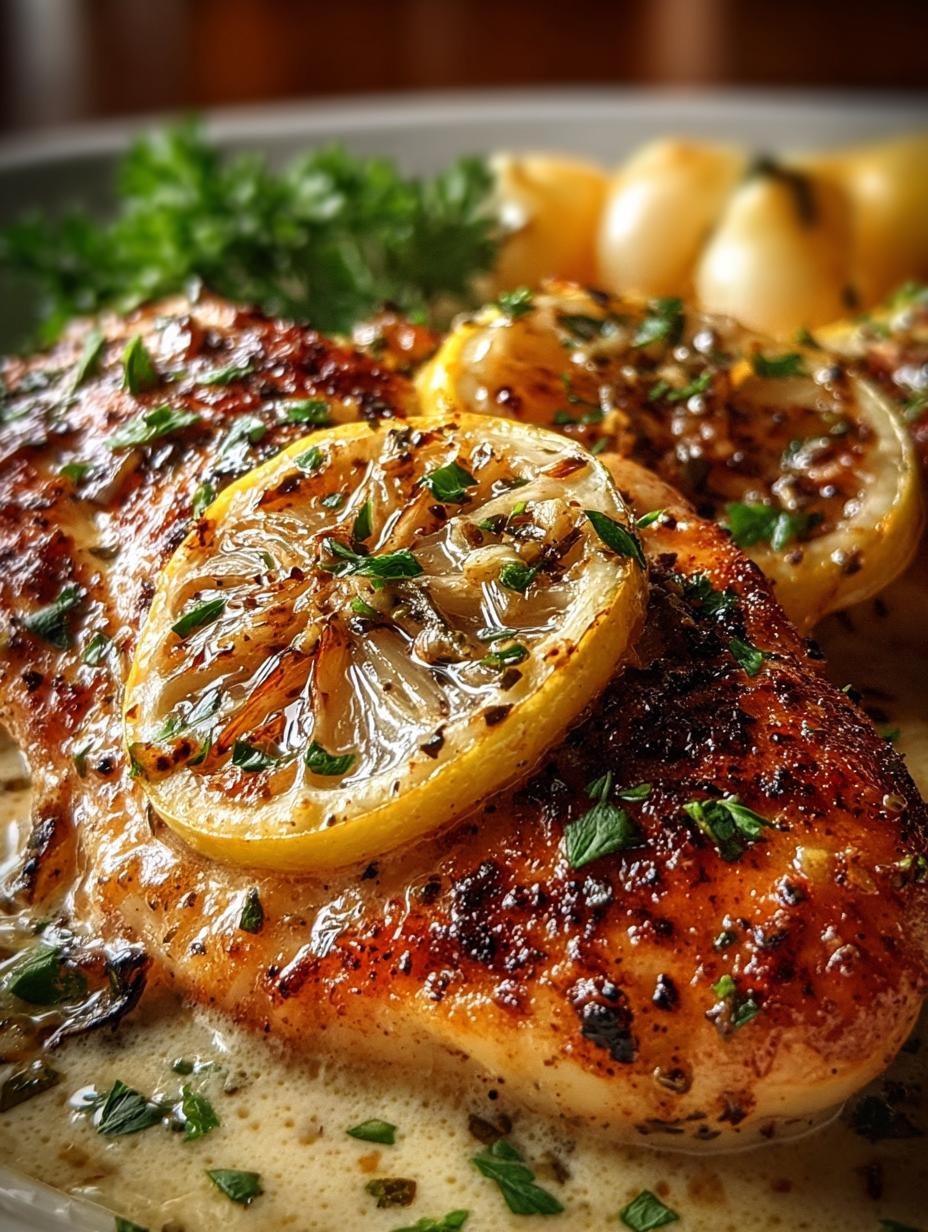 Creamy Lemon Garlic Chicken: 5 Steps to Delight - Creamy Lemon Garlic Chicken - additional detail