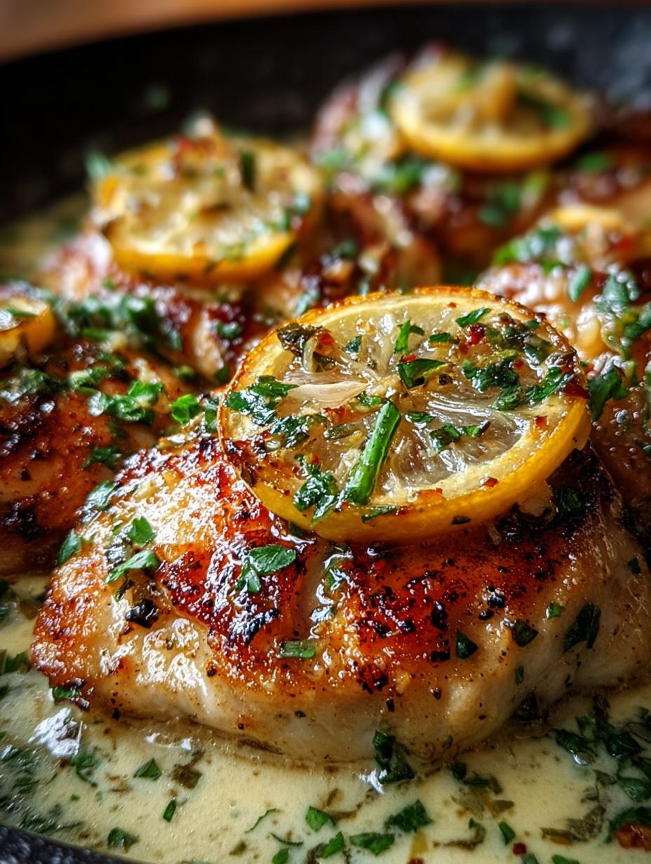 Creamy Lemon Garlic Chicken