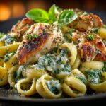 Creamy Spinach Chicken Pasta