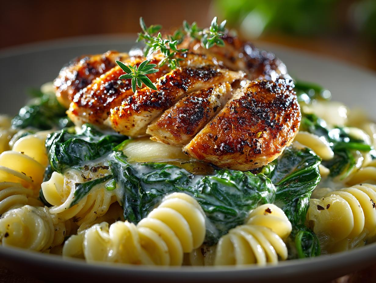 Creamy Spinach Chicken Pasta: 5 Irresistible Secrets - Creamy Spinach Chicken Pasta - additional detail