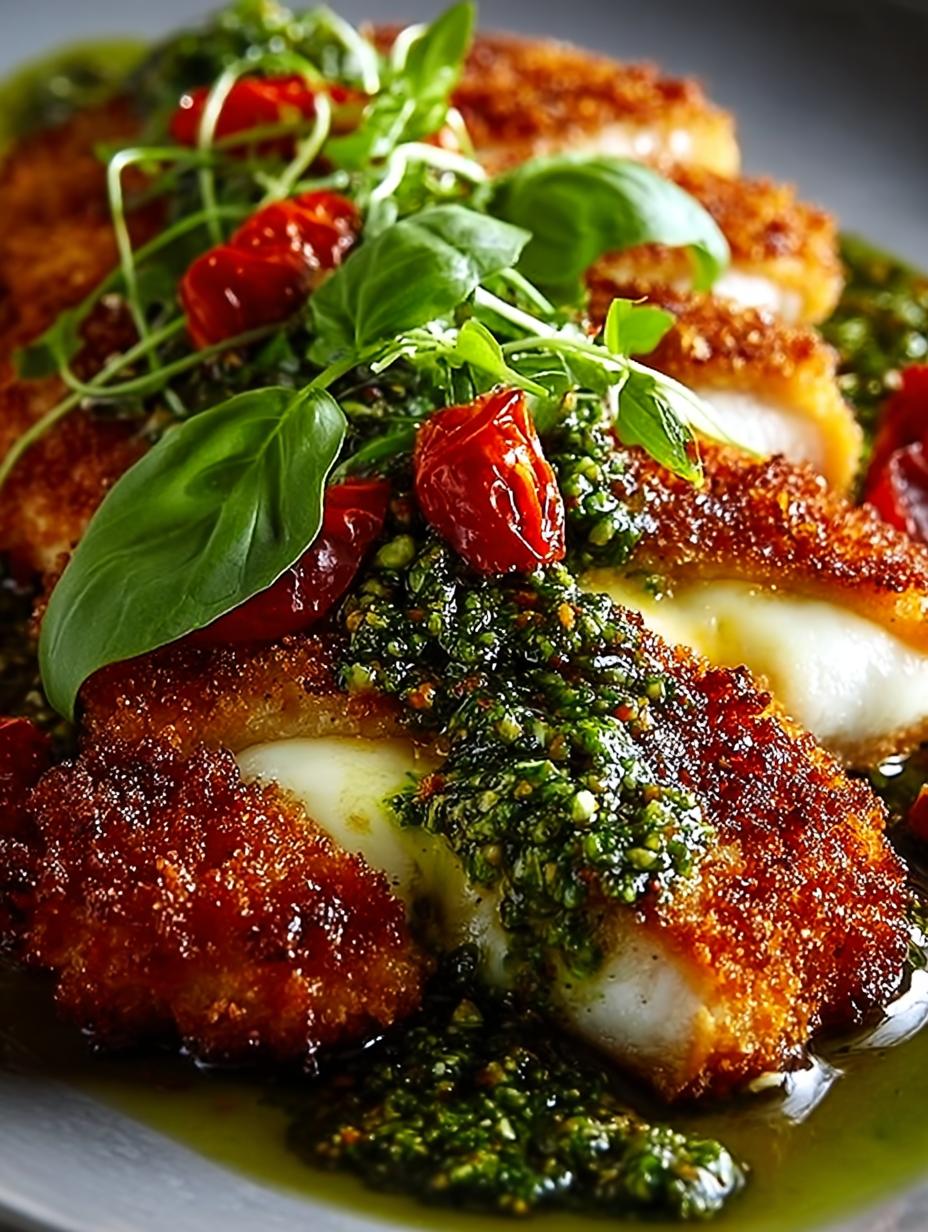 Crispy Pesto Mozzarella Chicken: 5 Irresistible Steps - Crispy Pesto Mozzarella Chicken - additional detail