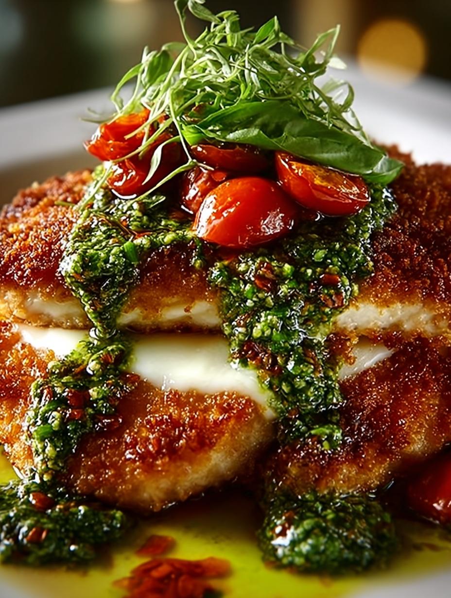 Crispy Pesto Mozzarella Chicken: 5 Irresistible Steps - Crispy Pesto Mozzarella Chicken - additional detail