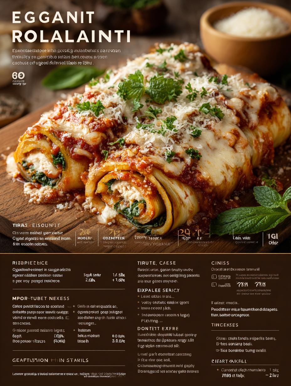 Eggplant Rollatini Bake Cheesy: 5 Irresistible Layers - Eggplant Rollatini Bake Cheesy - main visual representation