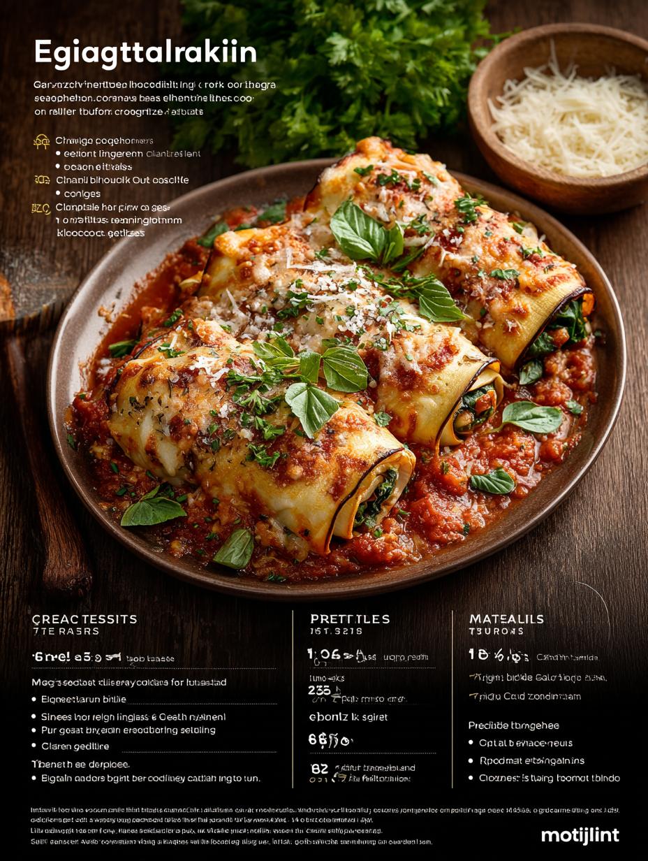 Eggplant Rollatini Bake Cheesy: 5 Irresistible Layers - Eggplant Rollatini Bake Cheesy - additional detail