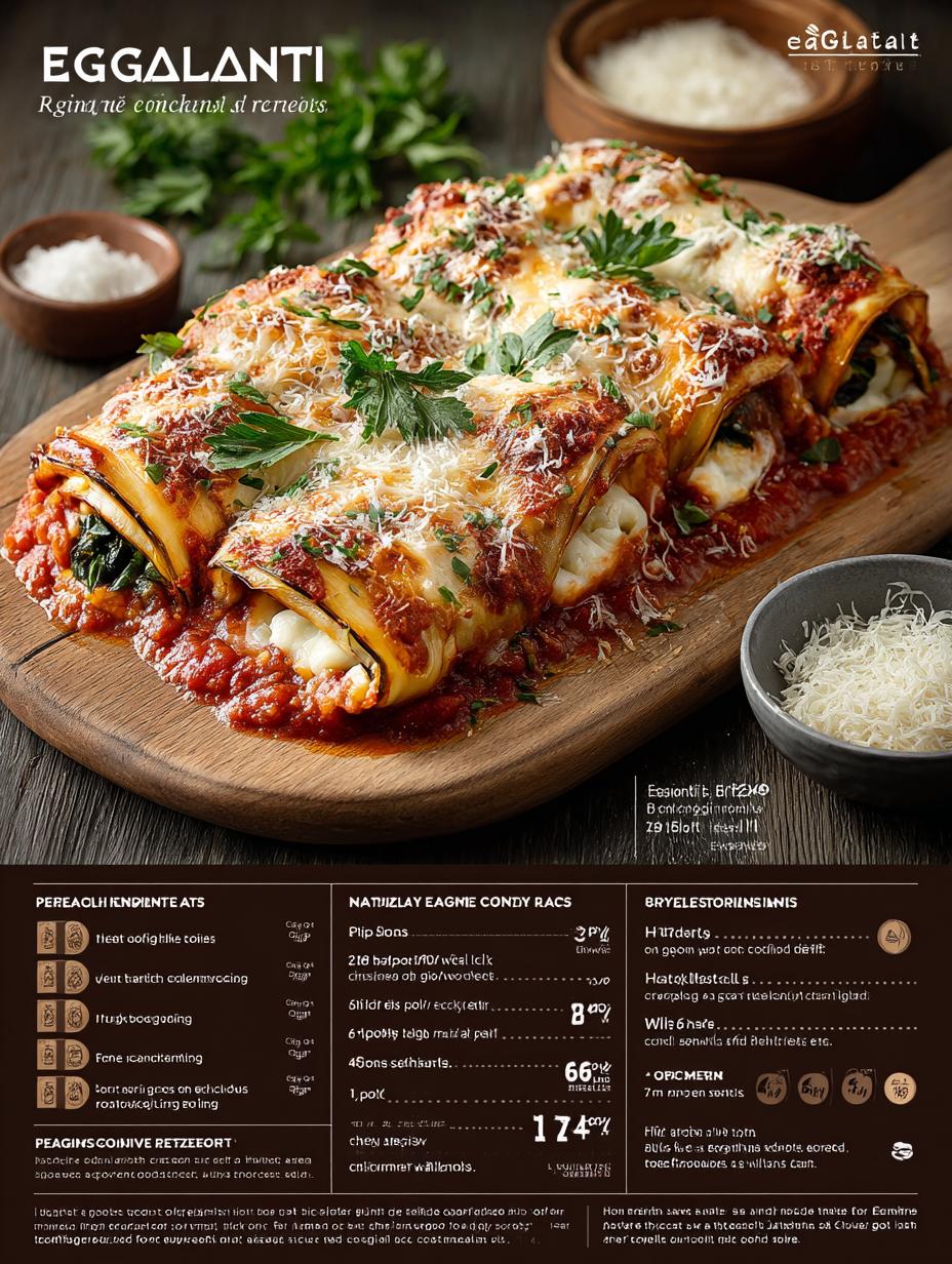 Eggplant Rollatini Bake Cheesy