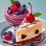 Frozen Yogurt Berry Salad