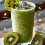 Healthy Kiwi Smoothie Busy
