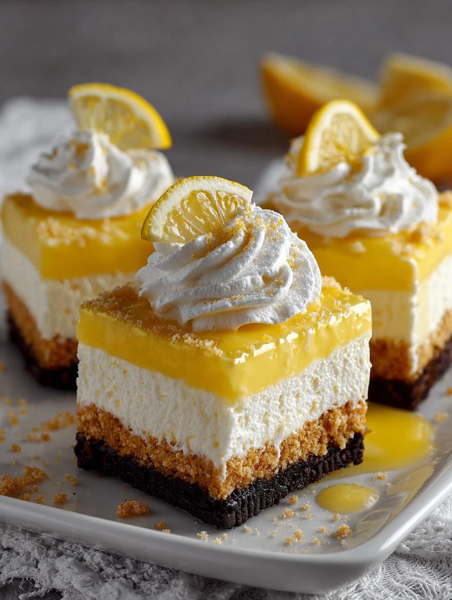 Heavenly Lemon Oreo Dessert