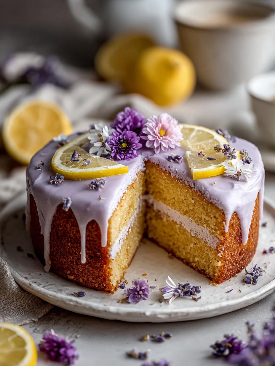 Lemon Lavender Cake For