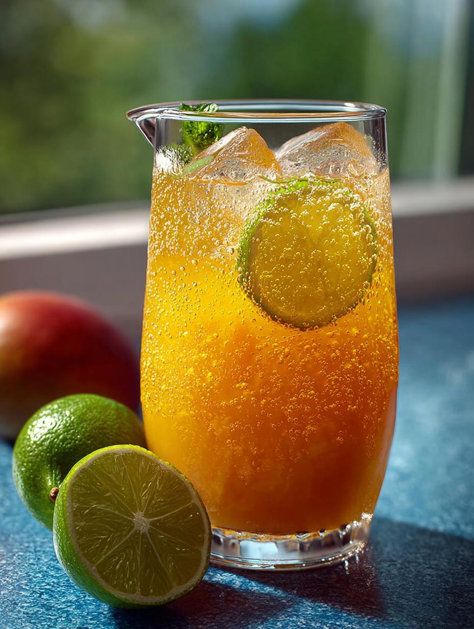 Mango Agua Fresca Refreshing