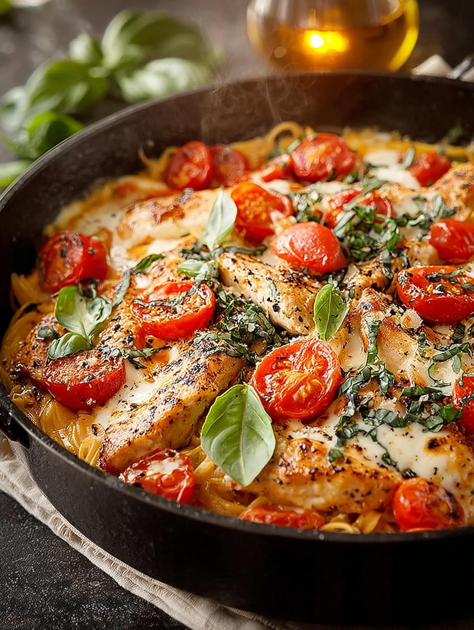 One Pot Chicken Margherita