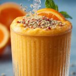 Orange Smoothie Busy Mornings