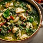 Pesto Chicken Soup