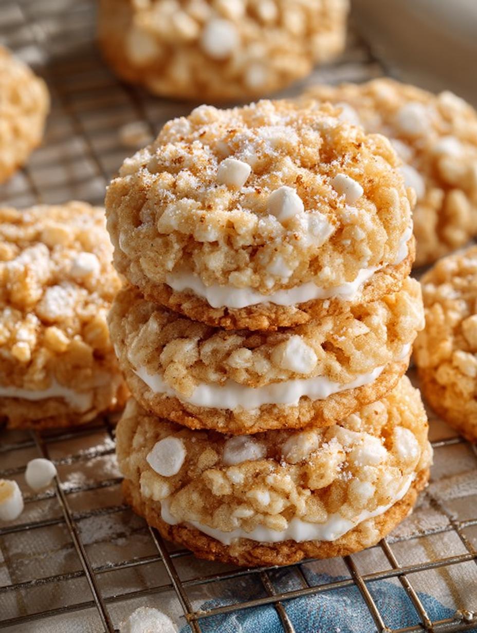 Rice Krispie Treat Cookies