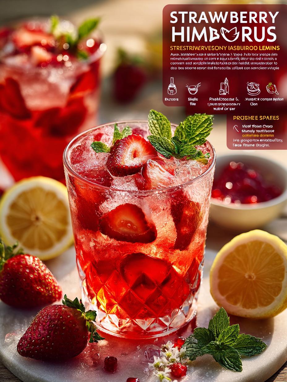 Strawberry Hibiscus Lemonade: 7 Refreshing Sips - Strawberry Hibiscus Lemonade Summer - additional detail