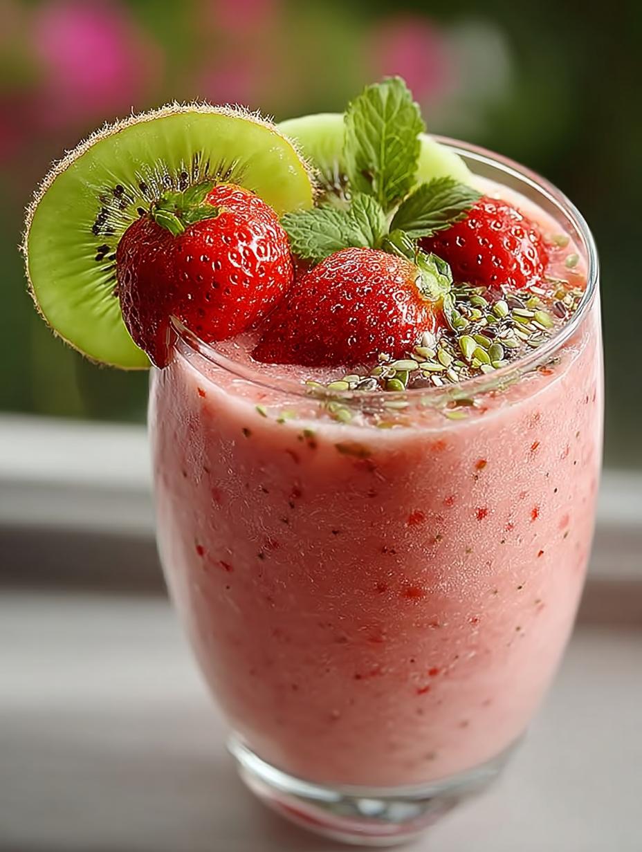 Strawberry Kiwi Smoothie: 5-Minute Refreshing Bliss - Strawberry Kiwi Smoothie Busy - main visual representation