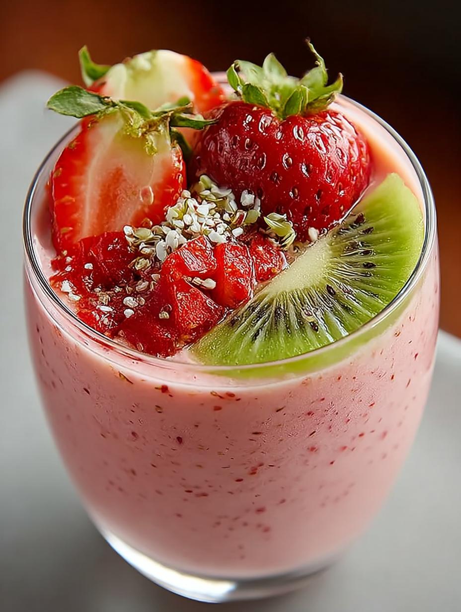 Strawberry Kiwi Smoothie Busy