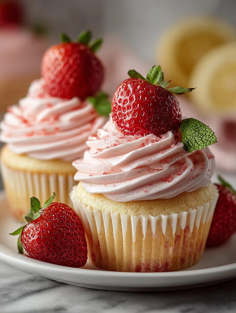 Strawberry Lemonade Cupcakes Try This Refreshing Recipe - Strawberry Lemonade Cupcakes Try - additional detail