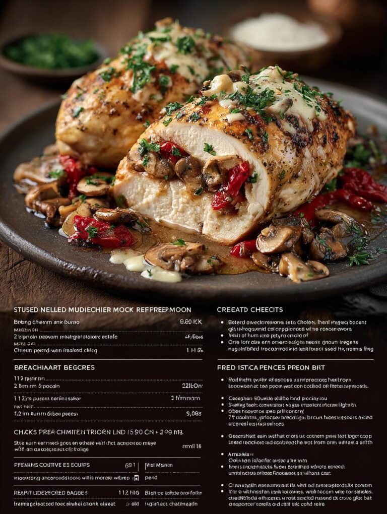 Stuffed Chicken Breast Roasted