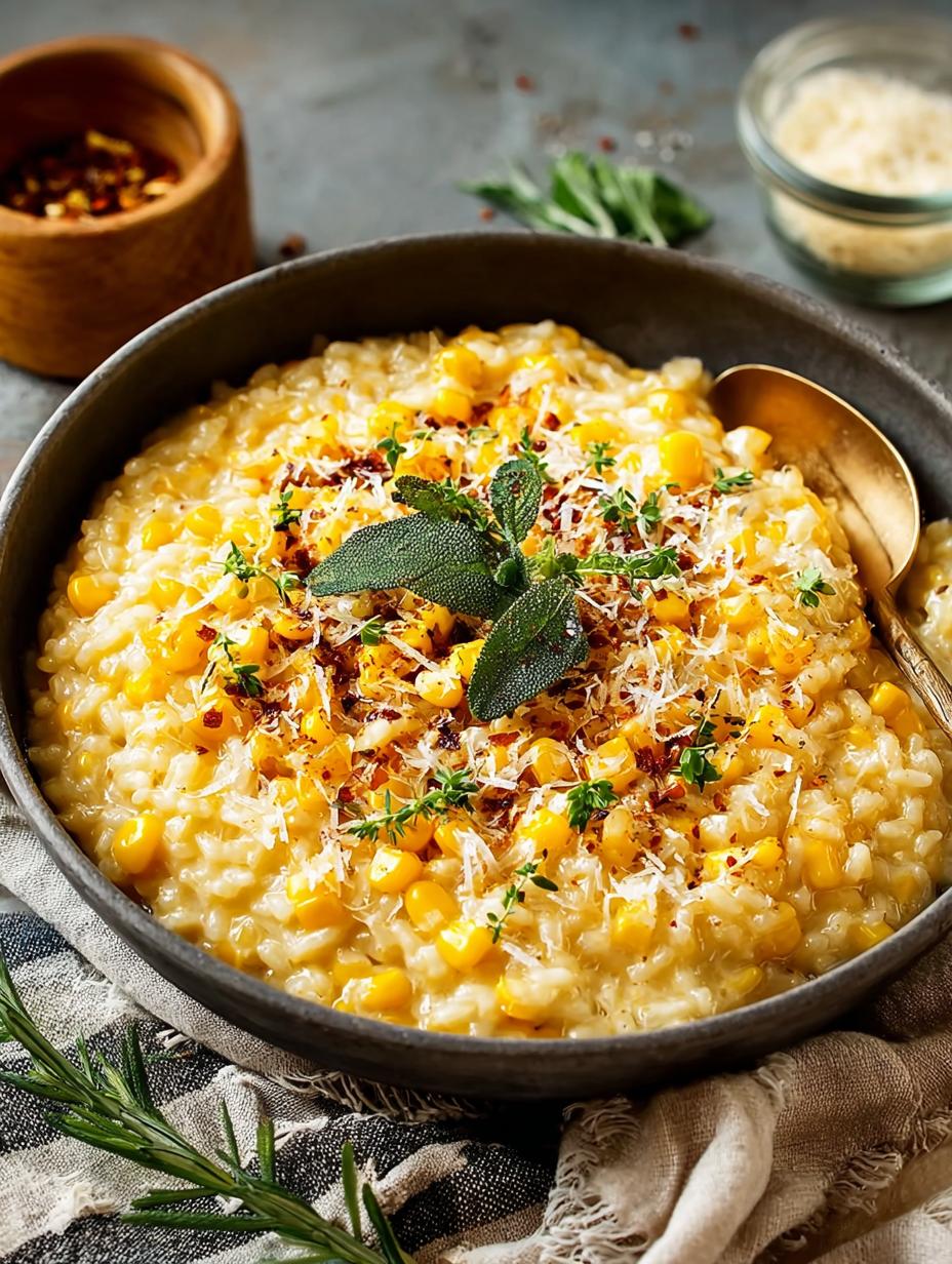 Sweet Corn Risotto: 5 Steps to Creamy Perfection - Sweet Corn Risotto - main visual representation