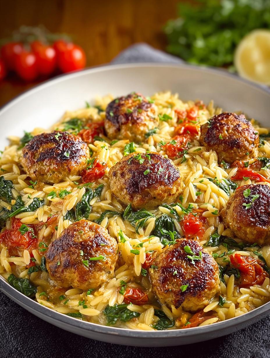 Tuscan Chicken Meatballs Orzo: 7 Flavorful Secrets - Tuscan Chicken Meatballs Orzo - main visual representation