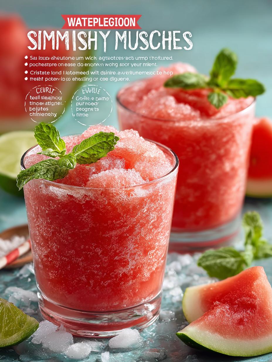 Watermelon Slushies Fresh Summer: 5 Refreshing Recipes - Watermelon Slushies Fresh Summer - additional detail